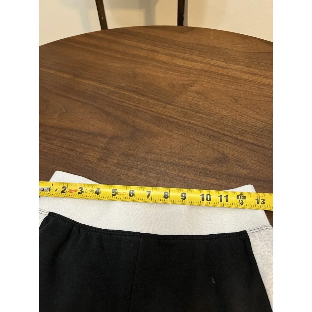 Nike Air Men's S Jogger Pants Black White Fleece sweatpants CV8573-010